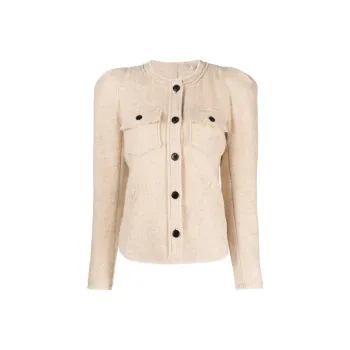 ISABEL MARANT ETOILE Shoulder Pads Crewneck Cardigan