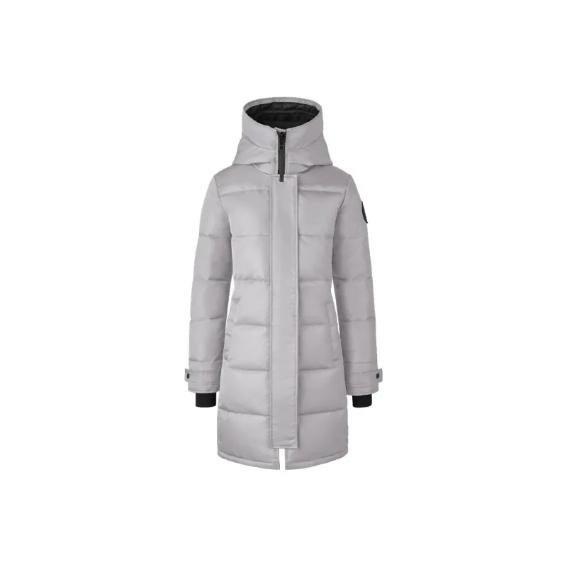 Canada Goose Shelburne Series Down Jacket Women's Poplar Gray-0