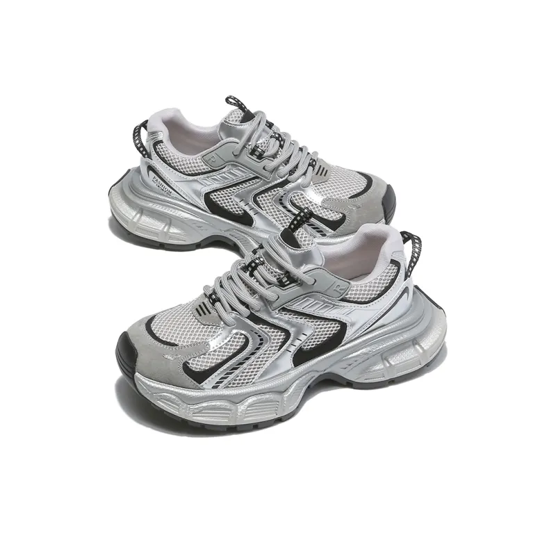 ALI THE FOX Breathable And Lightweight Low Top Chunky Sneakers Women's-8