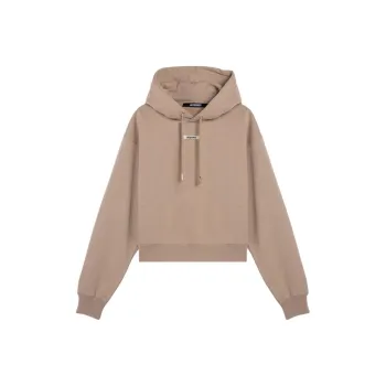 Jacquemus Logo Patch Drawstring Hoodie