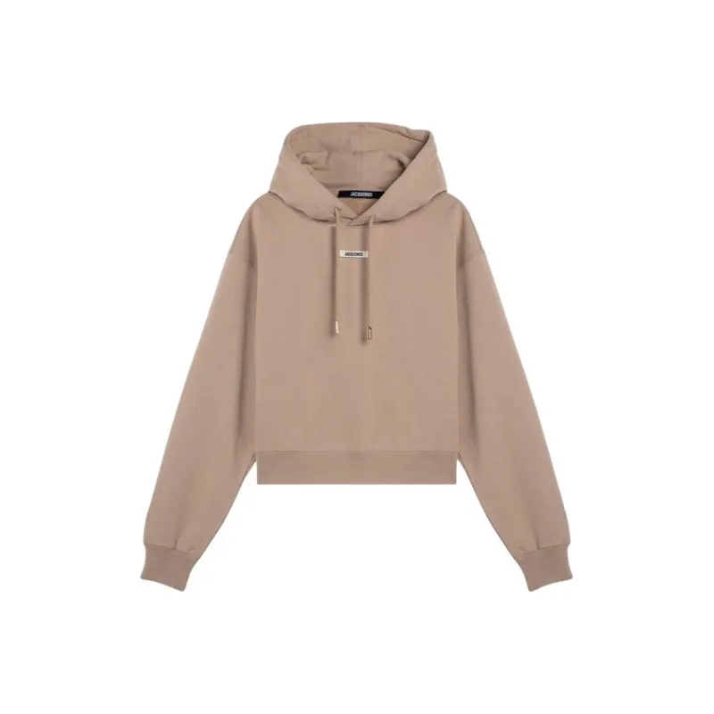 Jacquemus Logo Patch Drawstring Hoodie-0