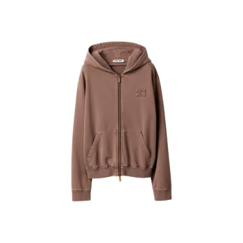 MIU MIU FW24 Sweatshirt Women's Cocoa Brown
