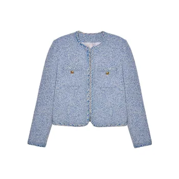 CELINE Jacket Women's Light Blue