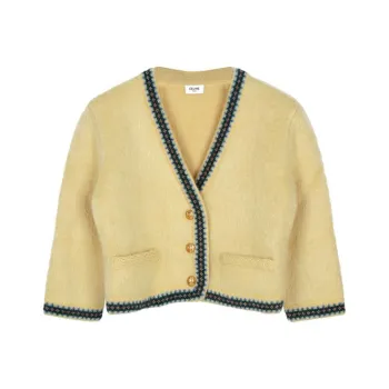 CELINE Jackets Coats Women's Light Yellow