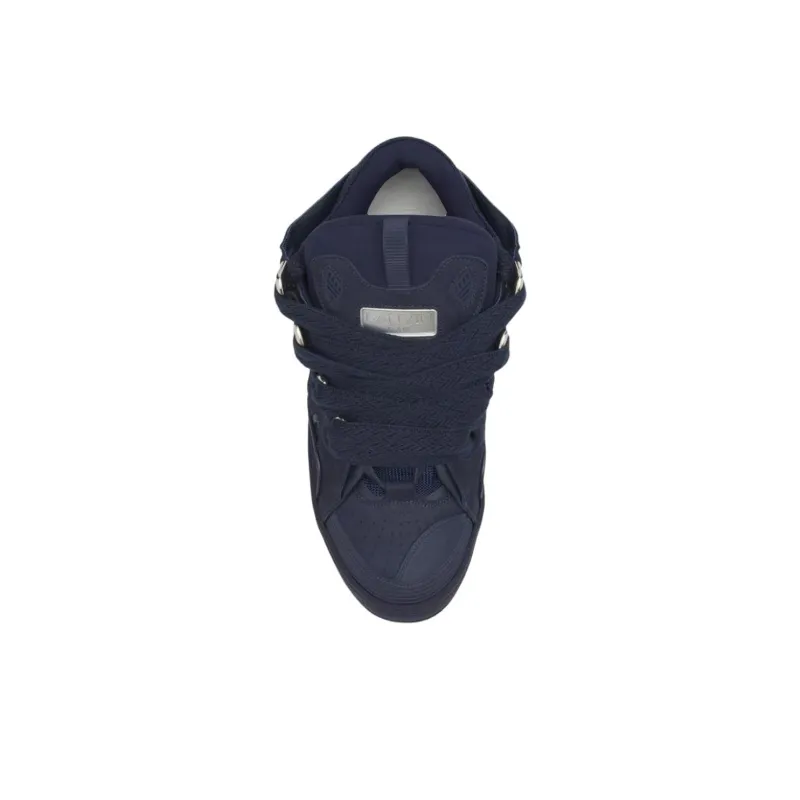 Lanvin Curb Low Top Skateboard Shoes Unisex Dark Blue-4