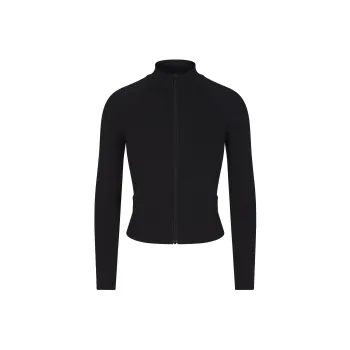 SKIMS OUTDOOR TRACK JACKET Jackets Coats Women's ONYX/Onyx
