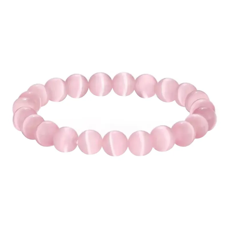 JIUHUASHAN Glass Cat Eye Bracelets Women's-7