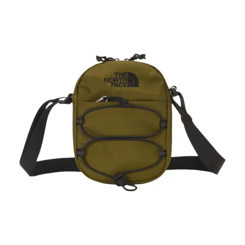 THE NORTH FACE BOREALIS Nylon Shoulder Bag, Crossbody Bag Small Size Unisex Dark Olive
