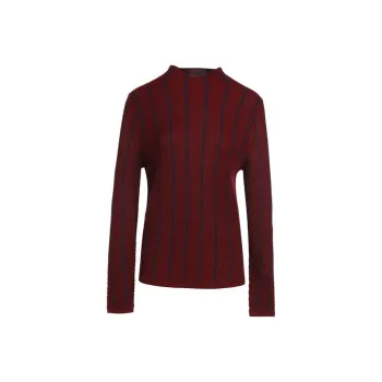 QIAOWANNI Knitwear Women's Overripe Red