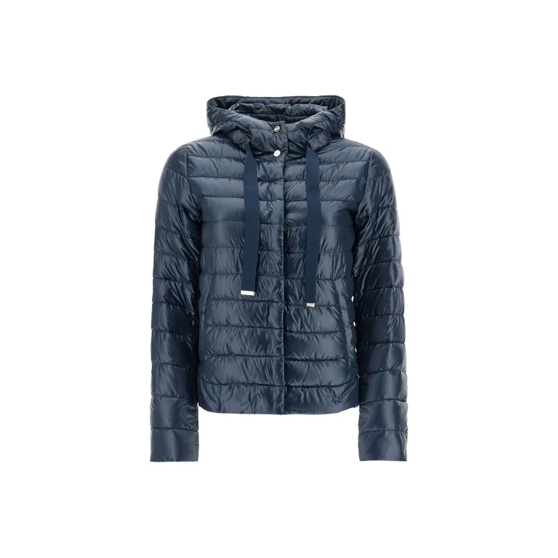 HERNO Quilted Hooded Drawstring Puffer Jacket-0