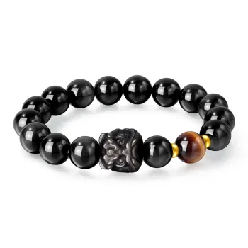 Lao Feng Xiang Obsidian Bracelets Men's