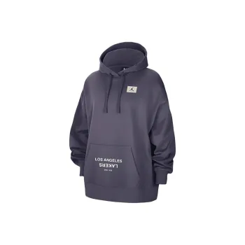 Nike x NBA Los Angeles LakersCourtside Jumpman Sweatshirt Women's Dark Purple