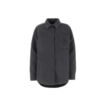 MIU MIU Jackets Coats Women's Gray