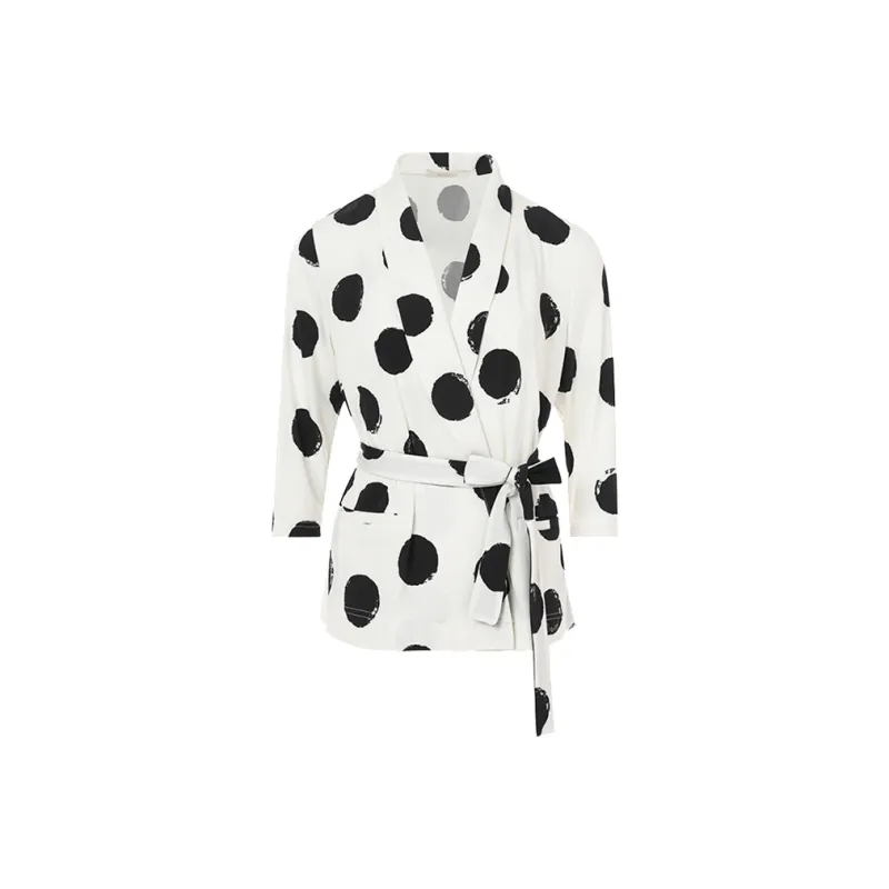 BESIONIA SS25 Shirt Women's White Pattern-0