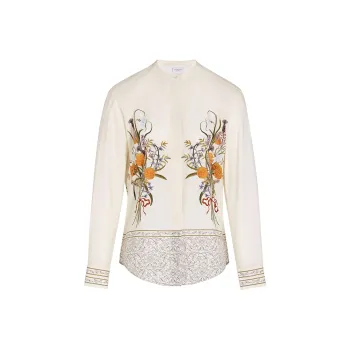 Giambattista Vall Marigold Bouquets Blouse