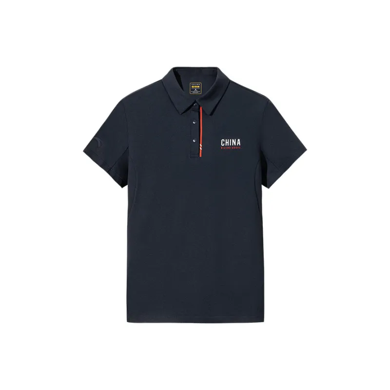 Anta Variety Training Collection Polo Shirt Women's Midnight Blue-0