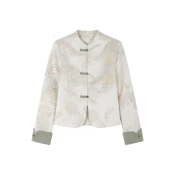 IHIMI Jackets & Coats Women's Silver Moon White