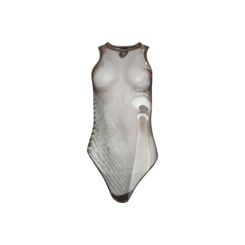 Jean Paul Gaultier x Shayne Oliver Bodysuits Women's Umber