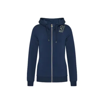 EMPORIO ARMANI EA7 SS23 Jackets Coats Women's Marine Blue