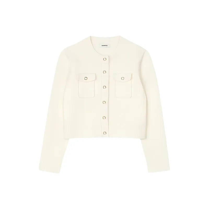 Sandro Ribbed knit Cardigan-0