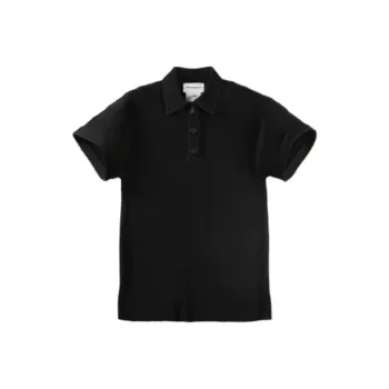 MELITTA Ribbed Polo Top
