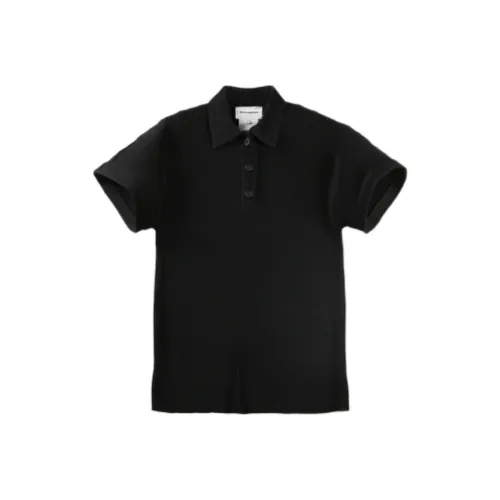 MELITTA Ribbed Polo Top