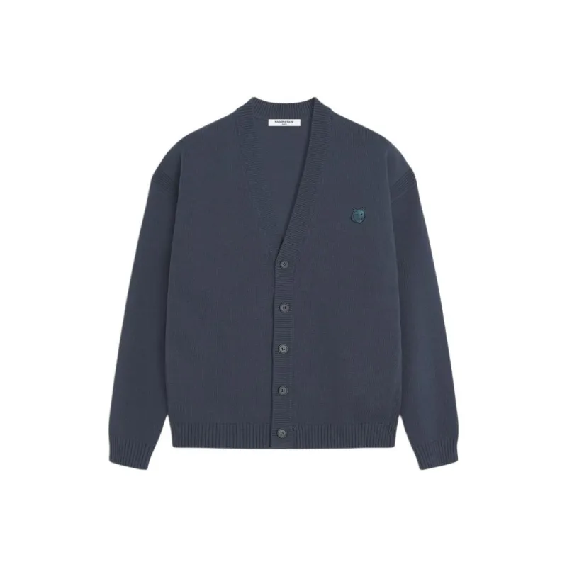 Maison Kitsune Fox Head Polo Sweater-0