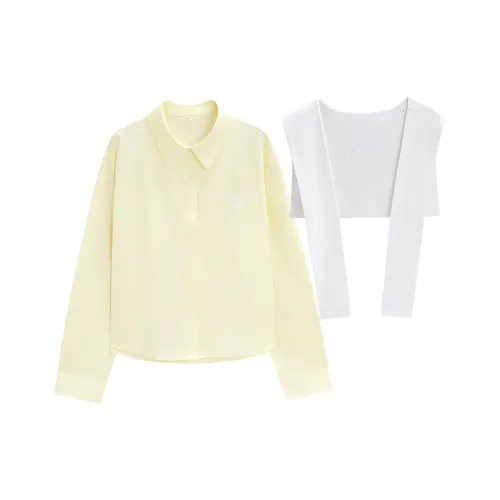 Love To Serve Shirt Women's Light Yellow