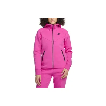 Nike Sportswear Tech Fleece Windrunner Sweatshirt Women's Refining Gold Pink
