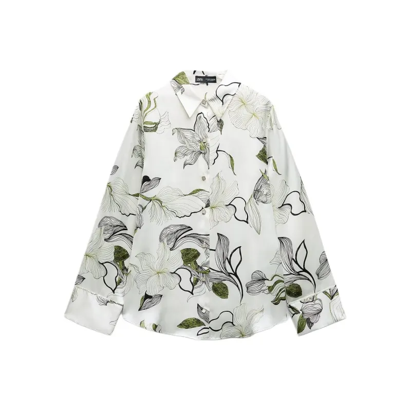 ZARA Shirts Women's Green-0