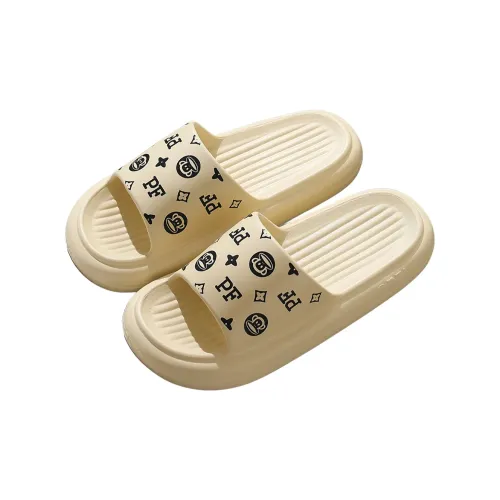 PAUL FRANK Slippers Cream Apricot/Dusty Pink/Black/White/Green/Dark Blue/Dark Gray