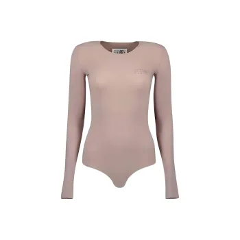 MM6 Maison Margiela Crewneck Long Sleeved Jumpsuit