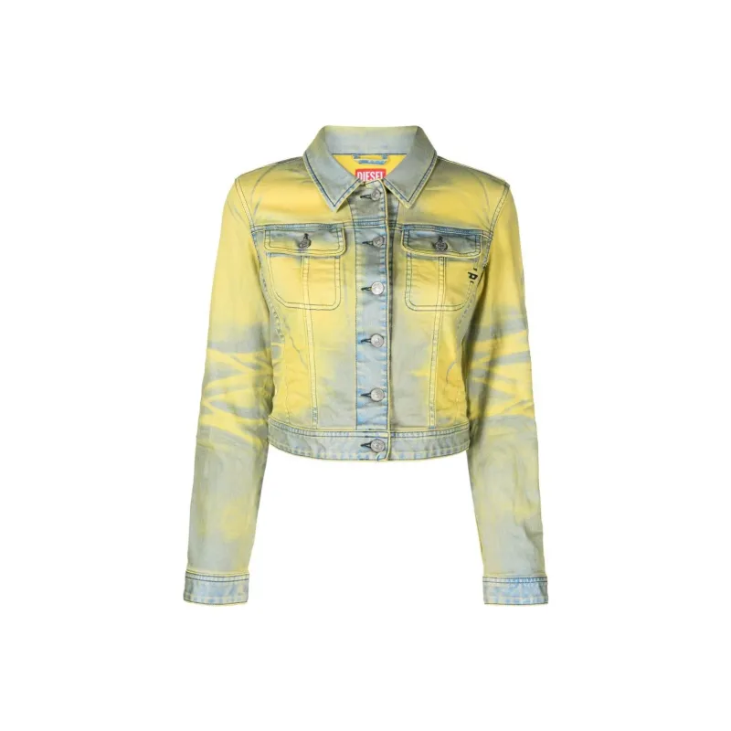 DIESEL De-Slimmy-S Cropped Denim Jacket-0