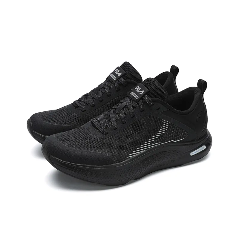FILA Slip Resistant, Abrasion Resistant, Breathable, Lightweight Coverage Low Top Running Shoes Women's Steed Black-2