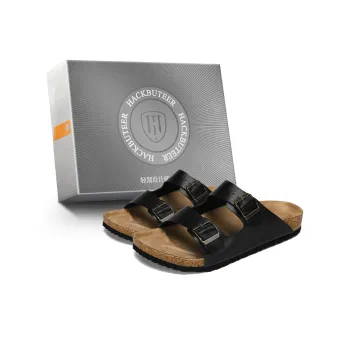 HACKBUTEER Slide Slippers Men's Box