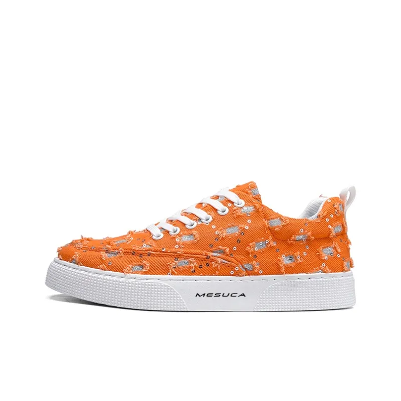 MESUCA Canvas Shoes Men Low Top-2