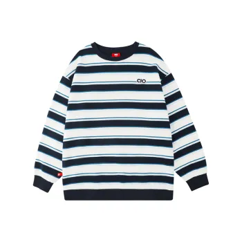 Checkitout Sweatshirt Unisex White Black Blue