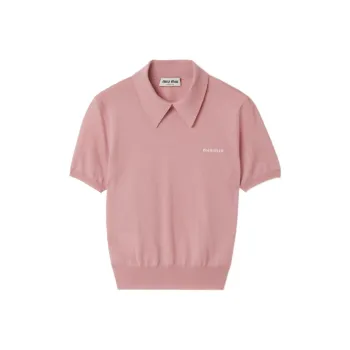 MIU MIU Knitted Polo Shirt