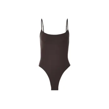 SKIMS FITS EVERYBODY CAMI BODYSUIT Jumpsuit Women's Espresso/Dark Coffee Color