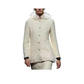 CHANEL Jackets Women's Light Beige