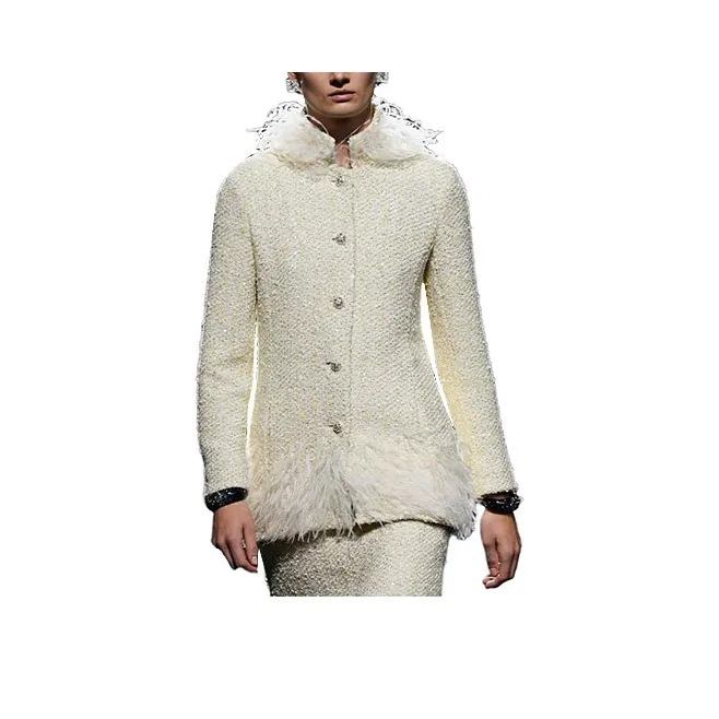 CHANEL Jackets Women's Light Beige-0