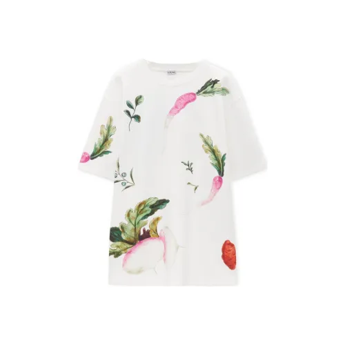 LOEWE Radish Print Oversized Fit T Shirt