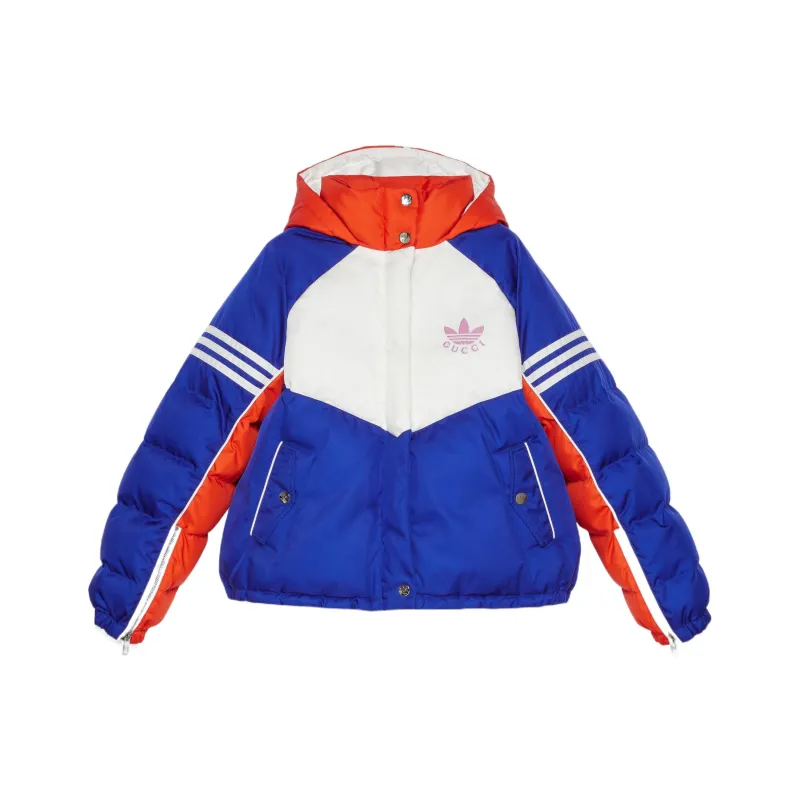 GUCCI X Adidas Jacket Blue/White/Orange-0