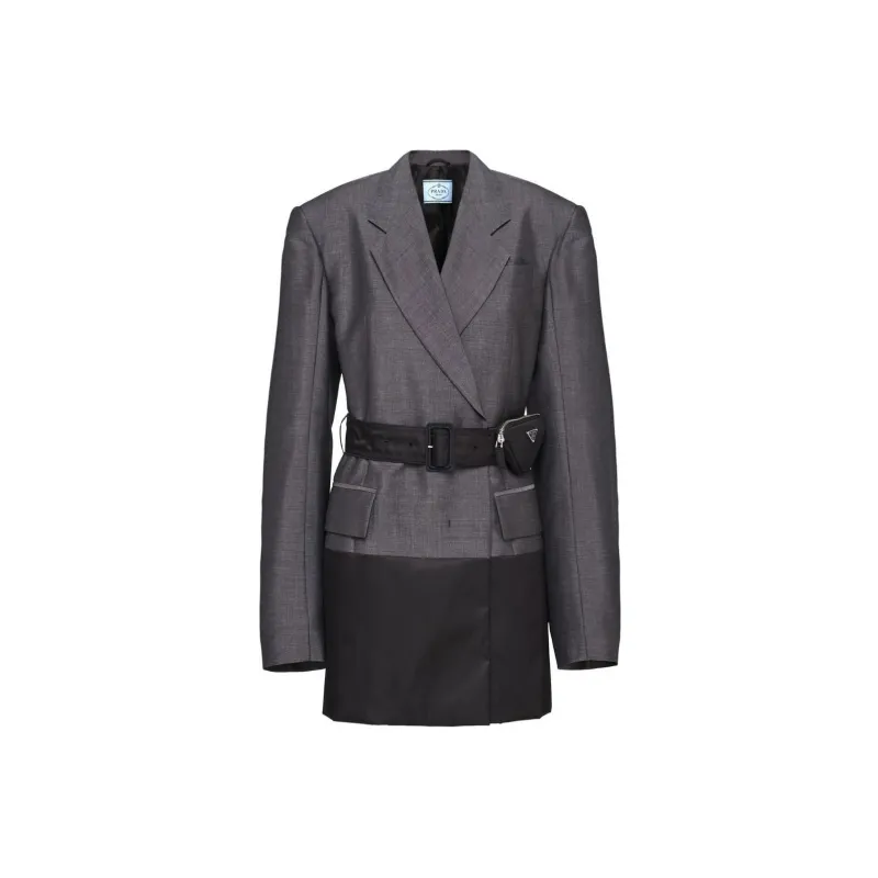 PRADA Jackets Women's Coal Gray-0