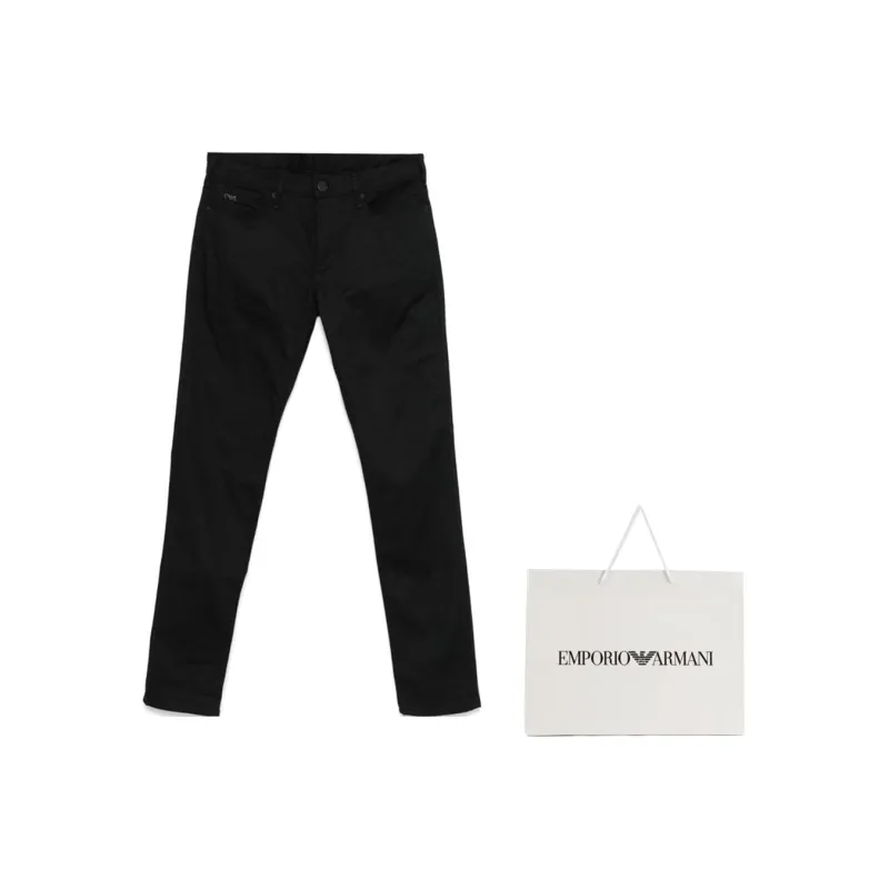 EMPORIO ARMANI Logo plaque Slim fit Jeans-5