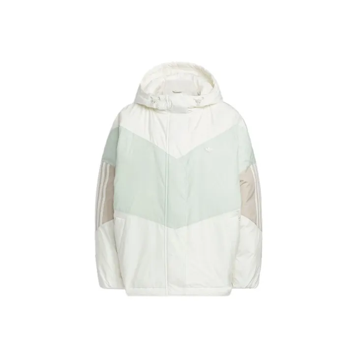Adidas Originals Clover Series Outfit Down Jacket Women's Jade White-0