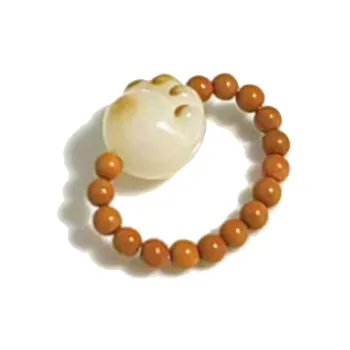 YUSHENGQING Olive Pit Rings Unisex