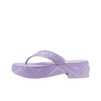 GUCCI Flip Flops 5.2cm Women's Light Purple