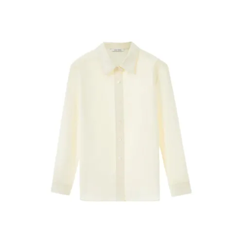 LANCY Shirt Women's Egg Yellow White