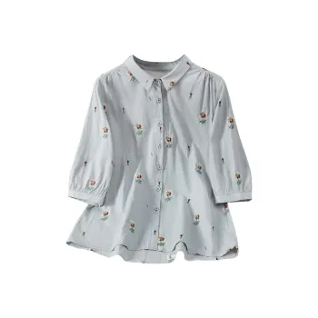 TOUCH Shirts Women's Gray Blue